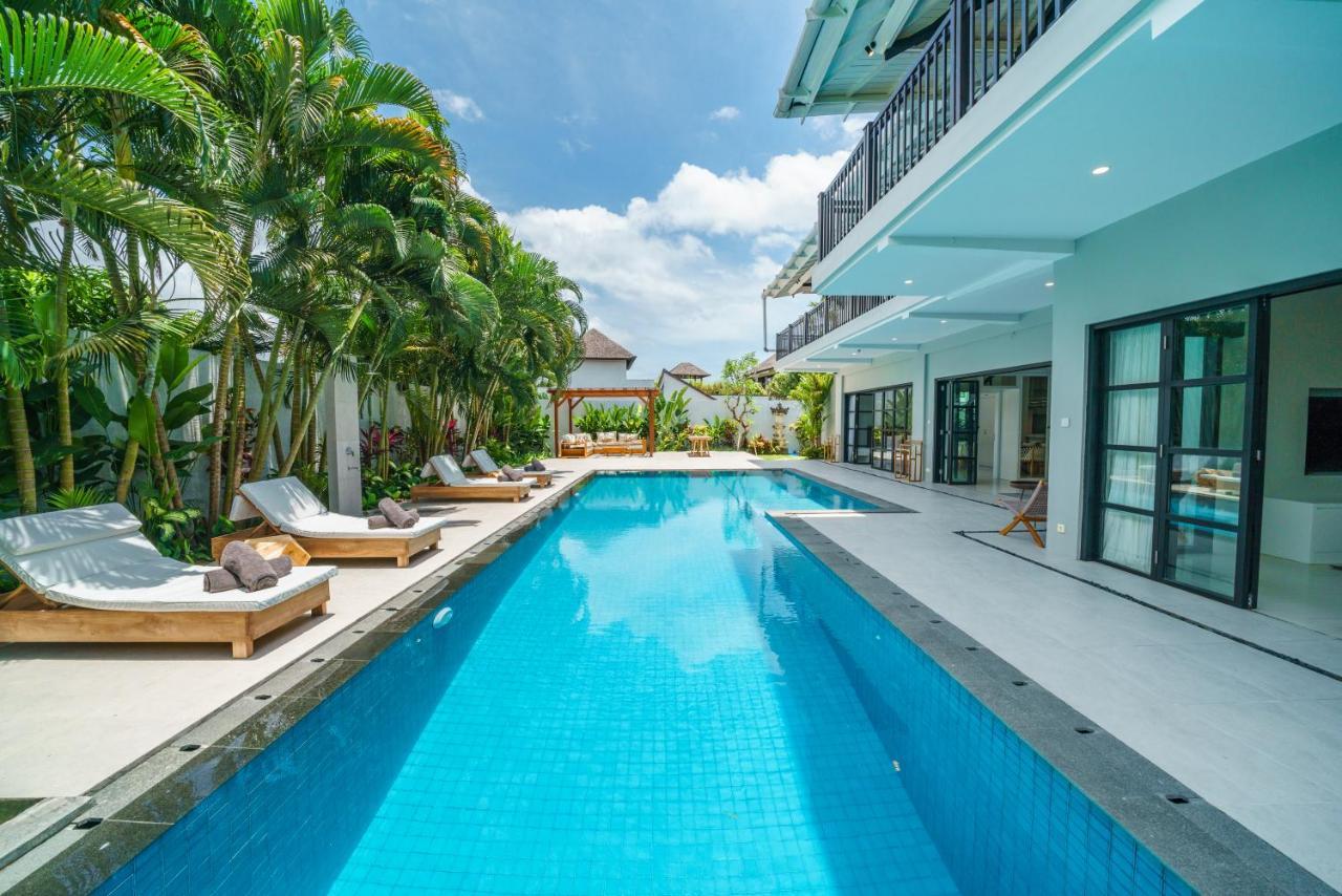 Villa Okenada - Modern 5-Bedroom Pool Villa In Berawa! Canggu Kültér fotó
